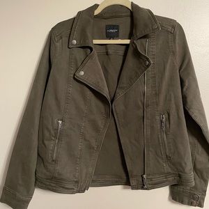 Dark Green Motorcycle Jacket - NWT - Sz M